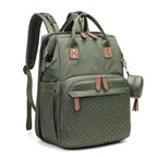 JOLLITO Diaper Bag Backpack with Changing Station Large Capacity Multifunction Baby Bags for Boy Girl Travel For Moms Dads Baby Registry Search Essentials Shower Gifts