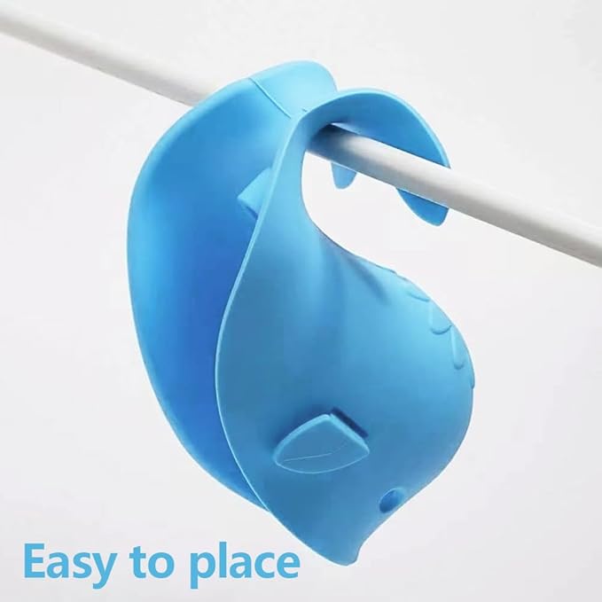 Baby Bathtub Faucet Cover, Baby Safety Protection Silicone Toys, Bath Spout Cover Baby Bathtub, Faucet Cover Baby Bathtub Silicone Whale for Kids, Toddler, Infant, Gifts for Children