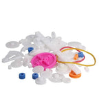 Fielect 85Pcs Plastic Gear Kit DC Motor Gears Kit DIY Gear Assortment Accessories Set for Motor Robot Various Gear Axle Belt Bushings