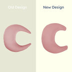 snuggle me Organic Nursing Pillow (New 2025 Design) | Bottle & Breastfeeding Pillow with Organic Cotton Cover & Fiberfill, Machine Washable Feeding Pillow, Newborn Essentials Must Haves (Gumdrop) - v2