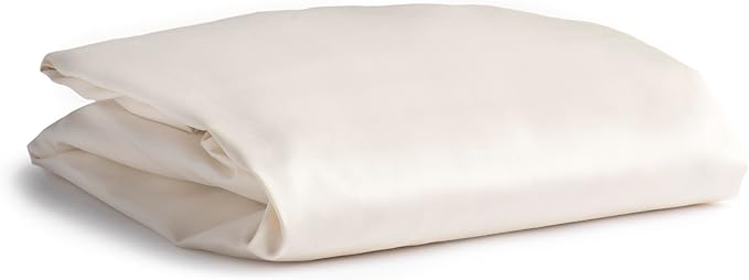 Naturepedic Organic Crib Mattress Sheet - Crib Fitted Sheet for Standard Crib Mattress - Soft and Breathable Cotton Crib Sheet - Ivory - 52"x28"