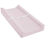 Vegan Leather Changing Pad Cover with Zipper - 31"X 16" - Waterproof Wipeable, Extra Thick & Portable & Non-Slip Diaper Mat - Fits Standard Changing Tables (Pink)