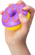 Schylling NeeDoh Dohnuts - Sensory Fidget Toy - Assorted Colors - Ages 3 to Adult (Pack of 1)
