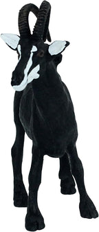 FUNSHOWCASE African Jungle Animals Sable Antelope Toy Figure Realistic Plastic Figurine Height 4-inch