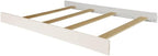 Full-Size Conversion Kit Bed Rails for Westwood Design Convertible Cribs - Solid Wood Rail - Toddler and Adult Bed Rail for Full-Size Beds - Essential Nursery and Baby Furniture (White, Option 2)
