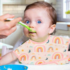 Baby bibs Waterproof Toddler bib - Feeding bib with Pocket for Infant Boy Girl Washable 6-36M