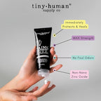 Pain in The Butt MAX Diaper Rash Cream, 3oz, 40% Zinc Oxide, 1-Pack, Natural Ingredients, Petrolatum Free, Soothing, Rapid Relief and Protection for Baby