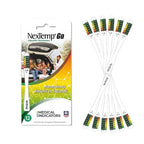 NexTemp® Go - Ready When You are - Single-Use Disposable Thermometers - Results in Seconds, for Work, Home, & Travel (12-Pack (Celsius))
