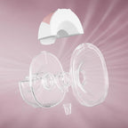 Breast Pump Hands Free Wearable Breastfeeding Pump with Adjustable Suction Electric Portable Wireless Breast Pump of Baby Mouth Double-Sealed Flange with 3 Modes & 9 Levels 24mm, 2 Pack