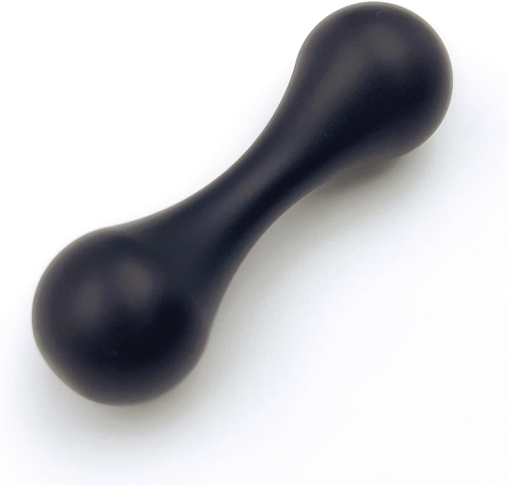 Knucklebone Skill Toys, Small Bone Toys, Made of Metal, Portable EDC Fingers Fidget Toys, Gifts for Skill Players (Aluminium/Black)