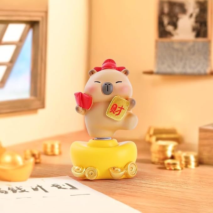 Capybara Series Blind Box Collectible Action Figures, Random Cute Capybara Toy for Capybara Lovers, Mystery Box Gift for Home Decor Birthday Party Favors