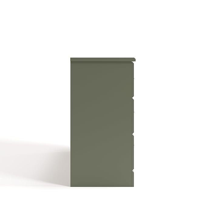 Stork Craft Brookside 6-Drawer Dresser (Olive) – GREENGUARD Gold Certified, Green Dresser for Bedroom, Kids & Nursery Storage Chest, Safety Interlocking Drawers, Pre-Installed Tracks, Kids Chest