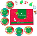 Christmas Bath Bombs for Kids with Surprise Toys Inside (6 Pack) - Holiday Gifts and Stocking Stuffers for Boys and Girls - Bubble Treats with Cheerful Scents, USA Made by Two Sisters