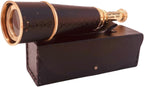 Vintage Spyglass Decorative Telescope 18" | Pirate Spyglass Scout Gift Ship Captain 1915 Royal Telescope London Prop Gift for Men Boys Women