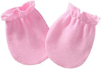 Unisex Baby Cotton Scratch Mittens For Newborn Baby Boys Girls Mittens Accessory 0-6 Months