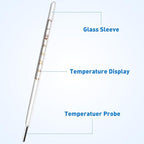 Glass Oral Temperature Measurement Classic Digital Temperature Measurement Accurate Temperature Measurements for Families