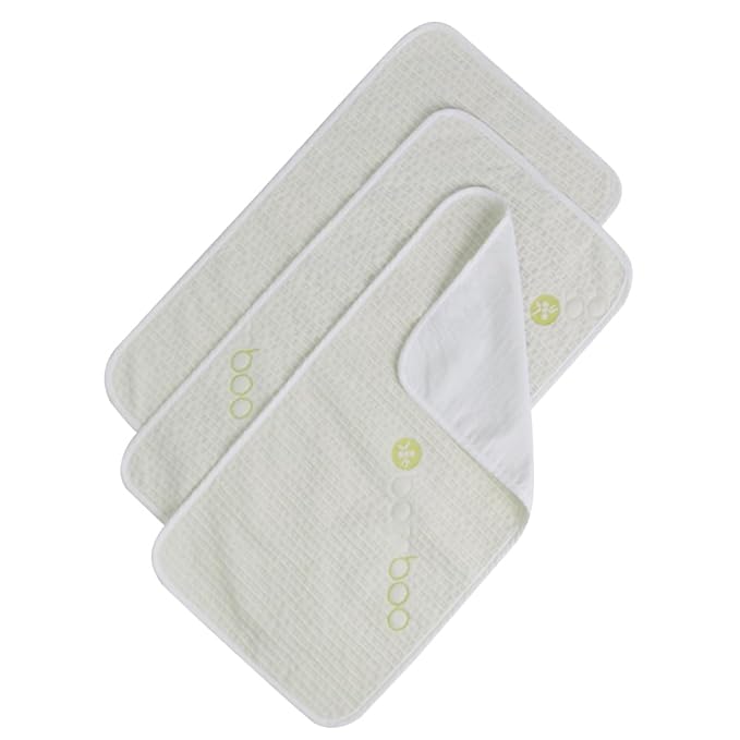 Bamboo Rayon Waterproof Rayon Changing Table Mat (3 Pack) - Reusable Diaper Changing Liners - Leak-Proof - Non Slip Table Top Changing Pad - 27 x 14 inches