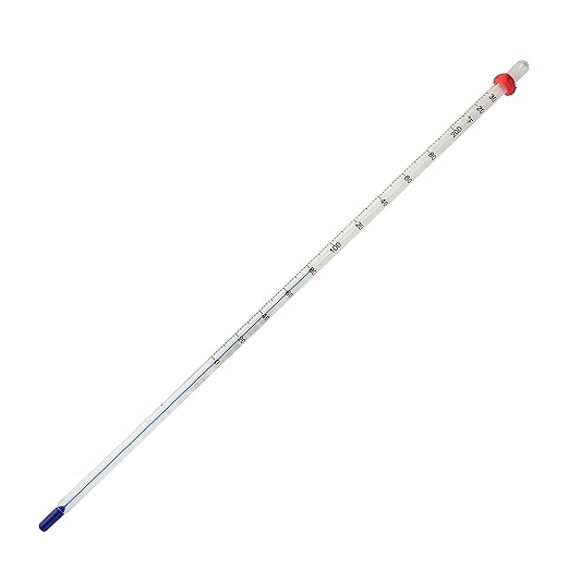 H-B DURAC Plus Immersion Organic Liquid-In-Glass Cooking Thermometer for Liquids - Precise Liquid Thermometer for Hot Liquid - Laboratory Quality for Accurate Measurements