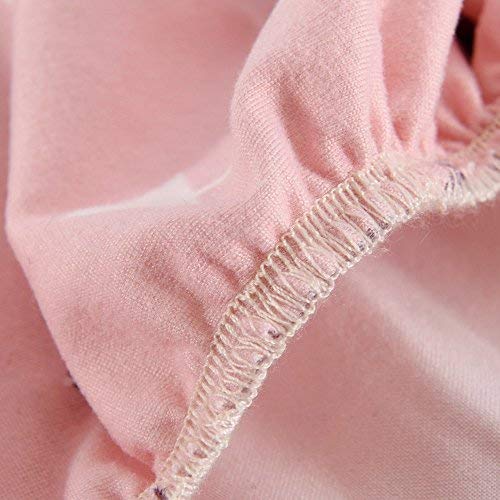 Stretchy Changing Pad Covers BROLEX 2 Pack Jersey Knit Change Pad Covers for Girls Boys,Pink & White Arrow