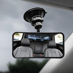 Suction Cup Baby Mirror For Car,360° Adjustable Car Seat Mirror Rear Facing Infant, See All Passengers in the Backseat, Rear View Mirror Accessories