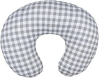 Nursing Pillow and Positioner, Breastfeeding, Bottle Feeding, Baby Sitting Support with Removable Ultra Soft Minky Cover, Tummy Time Support for Baby Boys and Girls