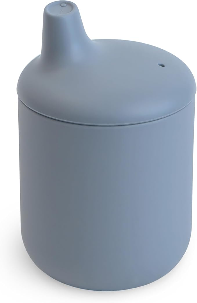 mushie 100% Silicone Baby Sippy Cup | 6 Months+ (Tradewinds)