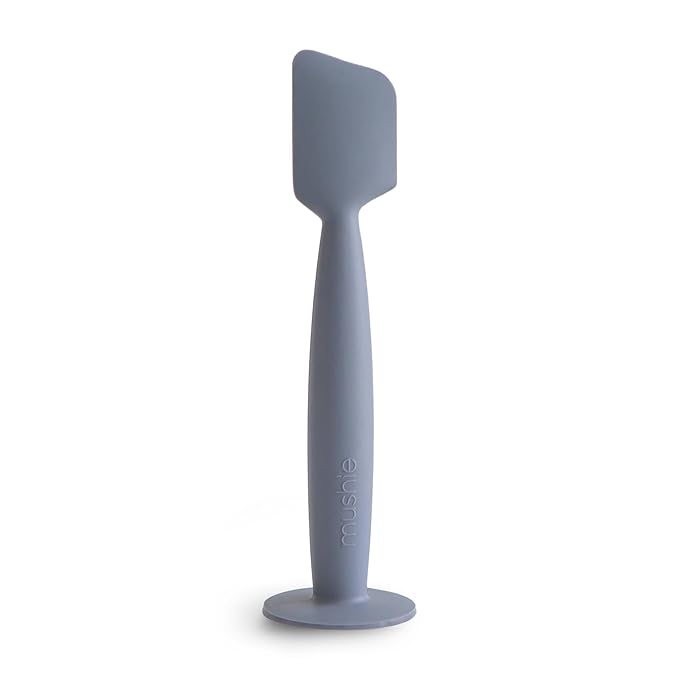 mushie Diaper Cream Applicator Soft Silicone with Suction Base (Tradewinds)