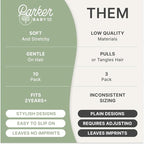 Parker Baby Co. Toddler Braided Headbands, Assorted (Pack of 10) Hair Accessories for Girls - Marigold Set