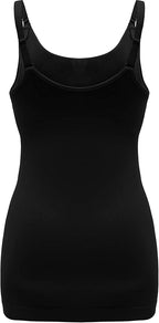 Women's Maternity Nursing Tank Tops with Built in Bra for Breastfeeding Camisoles Shirt 4Pack