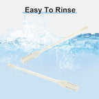 Nasal Hair Cutter, 2025 Upgraded 2 in 1 Nasal Hair Trimmer for Women Men, Manual 360° Rotating Nose Hair Remover Tool with Ear Digger Travel Essentials (Gray, 3 Pcs)