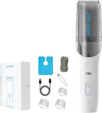 YRY Smart Vacuum Baby Hair Clipper, IPX7 Waterproof, Child Safe, 2 Isolated Motors, White