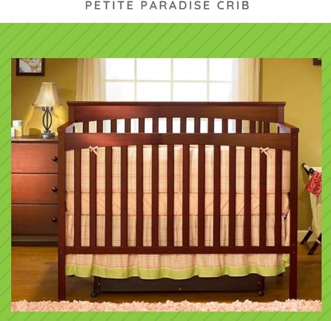 Full-Size Conversion Kit Bed Rails for Sorelle Convertible Cribs - Solid Wood Rail - Toddler and Adult Bed Rail for Full-Size Beds - Essential Nursery & Baby Furniture (Model #221, Cherry)