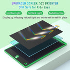 Hockvill LCD Writing Tablet for Kids 8.8 Inch, Toys for Girls Boys Drawing Pad for 3 4 5 6 7 Year Old Kid, Toddler Magnetic Doodle Board Travel Essentials Christmas Birthday Gift for Children (Green)