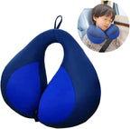 MOOB Car Seat Pillow for Toddlers,Helps Support Head and Neck,Helps Support Head and Neck Comfortably Designed for Head, Neck, and Chin Support - Gifts for Toddler/Child/Kids,Yellow +Blue