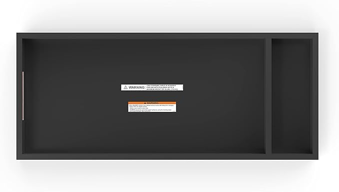 Child Craft Universal Changing Table Topper, Convert Dresser into a Changing Table Surface, Securely Attaches, Non-Toxic, Baby Safe Finish (Ebony)