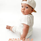 Gender Neutral Baby Linen Summer Outfit