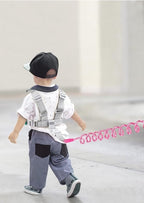 2 in 1 Toddler Leash Anti Lost Wrist Link Pink Safety Harness with Lock for Kids, Baby Leash Anti Lost Wrist Link Safety Wrist Link for Toddlers(Pink 8.2 Ft) …