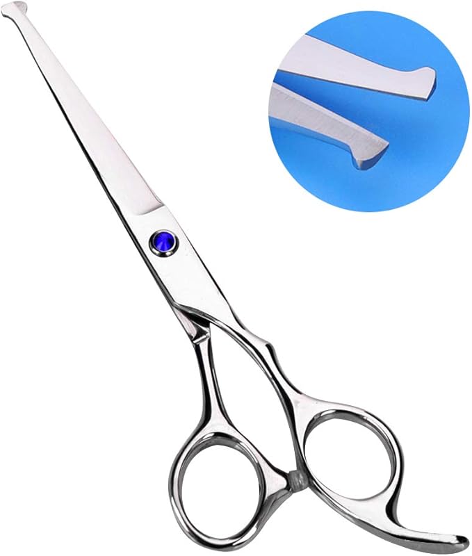 Hair Cutting Scissors Set Professional Hair cut Scissors Kit with Cutting Scissors Thinning Hairdressing Shears Set for Barber Salon (Blue)