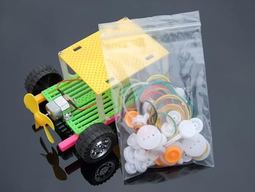 Fielect 84 Type Plastic Gears Set Plastic Belt Pulley Gears Combination for DC Motor DIY Model Toys