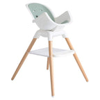 Joie Chai Multi-Mode Highchair - European Beech Wood, Convertible, 9+ Modes, Birth up to 60 lb. (Mist)