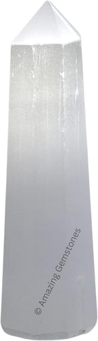 Amazing Gemstone Selenite Crystal Towers ~ Natural Healing Crystal Point Obelisk for Reiki Healing and Crystal Grid (2 to 3 INCH)