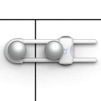 Baby Proofing Cabinet Locks Adjustable U Shaped Baby Safety Latches for Drawers, Fridge, Closet Modern Baby Proofing Cabinet Lock with Extra Secure Lock Buttons (Pack of 6, White)