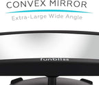 Funbliss Rear Facing Car Seat Mirrors - Shake-proof & Shatterproof Baby Car Mirror for Backseat - Clear Wide View, Easy Install, 2 Pack for Multiple Kids