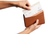 Bellroy Passport Cover (slimline travel wallet/pouch with card slots and space for cash plus travel documents) - Caramel