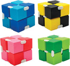 Raymond Geddes Infinity Cube Fidget Toys (Pack of 12) - Block Fidget Toys for Kids - Novelty Toys for Birthday Party Favors and Prizes