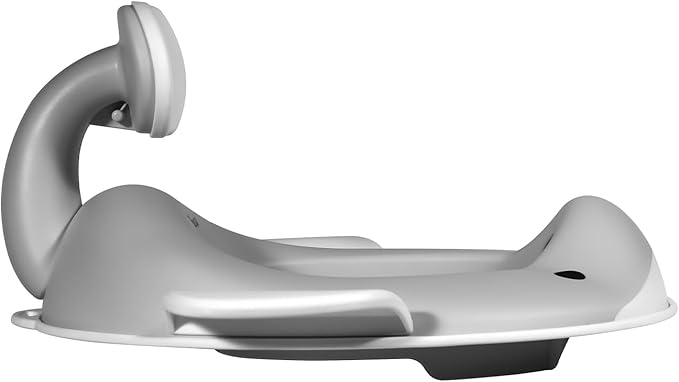 Kindsgut Potty Training Seat in whale design, designed in Germany, suitable for all toilet shapes non-slip toilet seat, Dark Grey