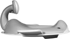Kindsgut Potty Training Seat in whale design, designed in Germany, suitable for all toilet shapes non-slip toilet seat, Dark Grey