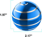 Kinetic Spinning Desk Toy Ball, 2.17'' Fidget Spinner Desk Toys for Office for Adults, Cool Gadgets for Office Desk (55MM, Blue A)