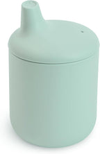 mushie 100% Silicone Baby Sippy Cup | 6 Months+ (Cambridge Blue)