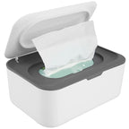 1Pack Wipes Box Dispenser Baby Wipe Container Wipe Dispenser for Bathroom Sealing Design Keeps Fresh Easy Open Dustproof Wet Tissue for Home
